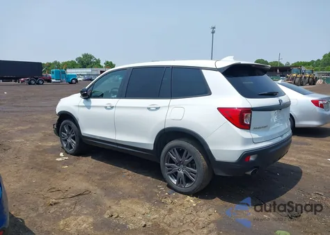 2021 Honda Passport Awd Ex-L из США, поврежденный, VIN 5FNYF8H59MB007097
